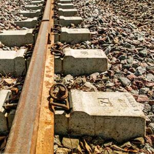 imagen de vias de tren en las que fue usado el Cemento Pórtland Extra para su construcción